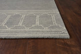 9' X 12' Grey Hand Tufted Geometric Indoor Area Rug - Homeroots - Flyclothing LLC