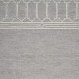 9' X 12' Grey Hand Tufted Geometric Indoor Area Rug - Homeroots - Flyclothing LLC