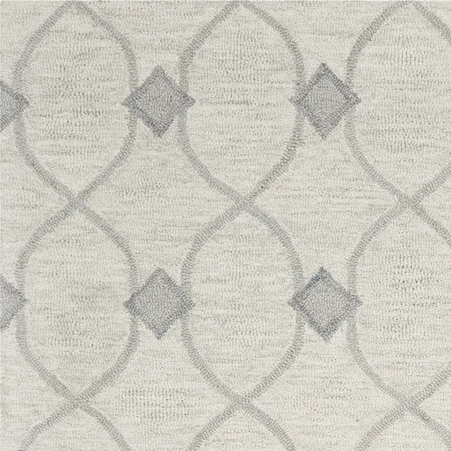 9' X 12' Ivory Wool Hand Tufted Area Rug - Homeroots - Flyclothing LLC