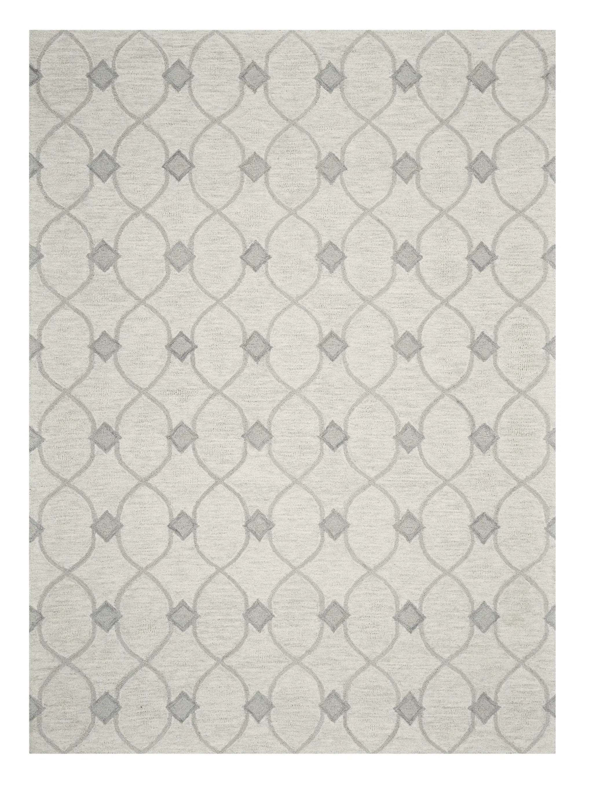 9' X 12' Ivory Wool Hand Tufted Area Rug - Homeroots - Flyclothing LLC