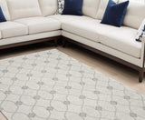9' X 12' Ivory Wool Hand Tufted Area Rug - Homeroots - Flyclothing LLC