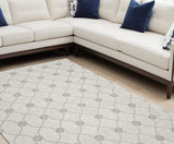 9' X 12' Ivory Wool Hand Tufted Area Rug - Homeroots