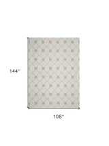 9' X 12' Ivory Wool Hand Tufted Area Rug - Homeroots - Flyclothing LLC
