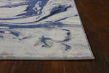 9' X 13' Blue Area Rug - Homeroots
