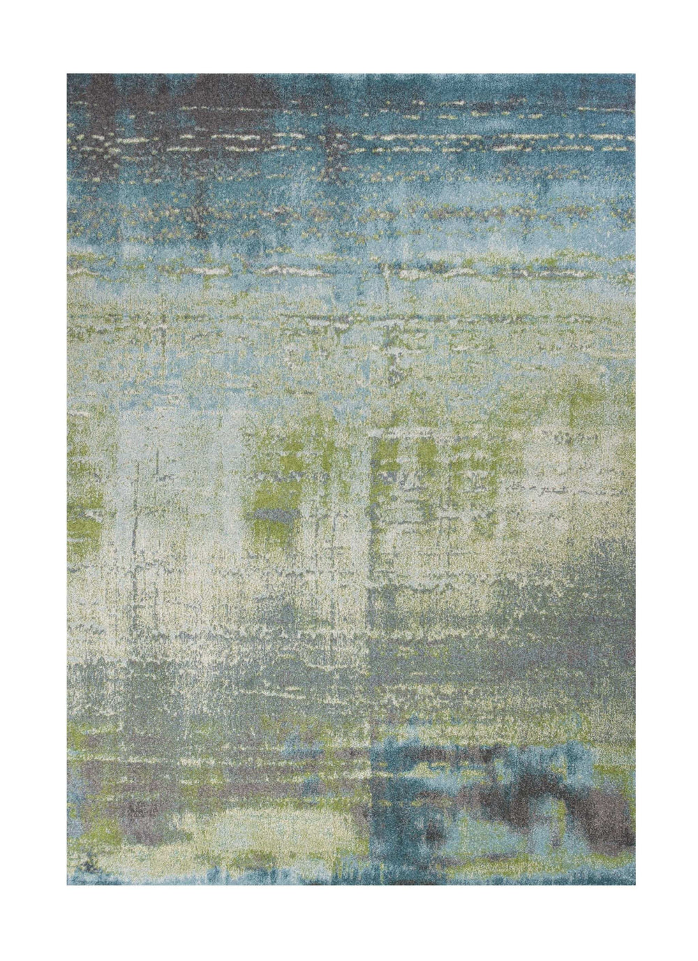 9' X 13' Polypropylene Blue Or Green Area Rug - Homeroots - Flyclothing LLC