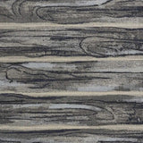 10' X 13' Grey Machine Woven Abstract Brushstroke Indoor Area Rug - Homeroots
