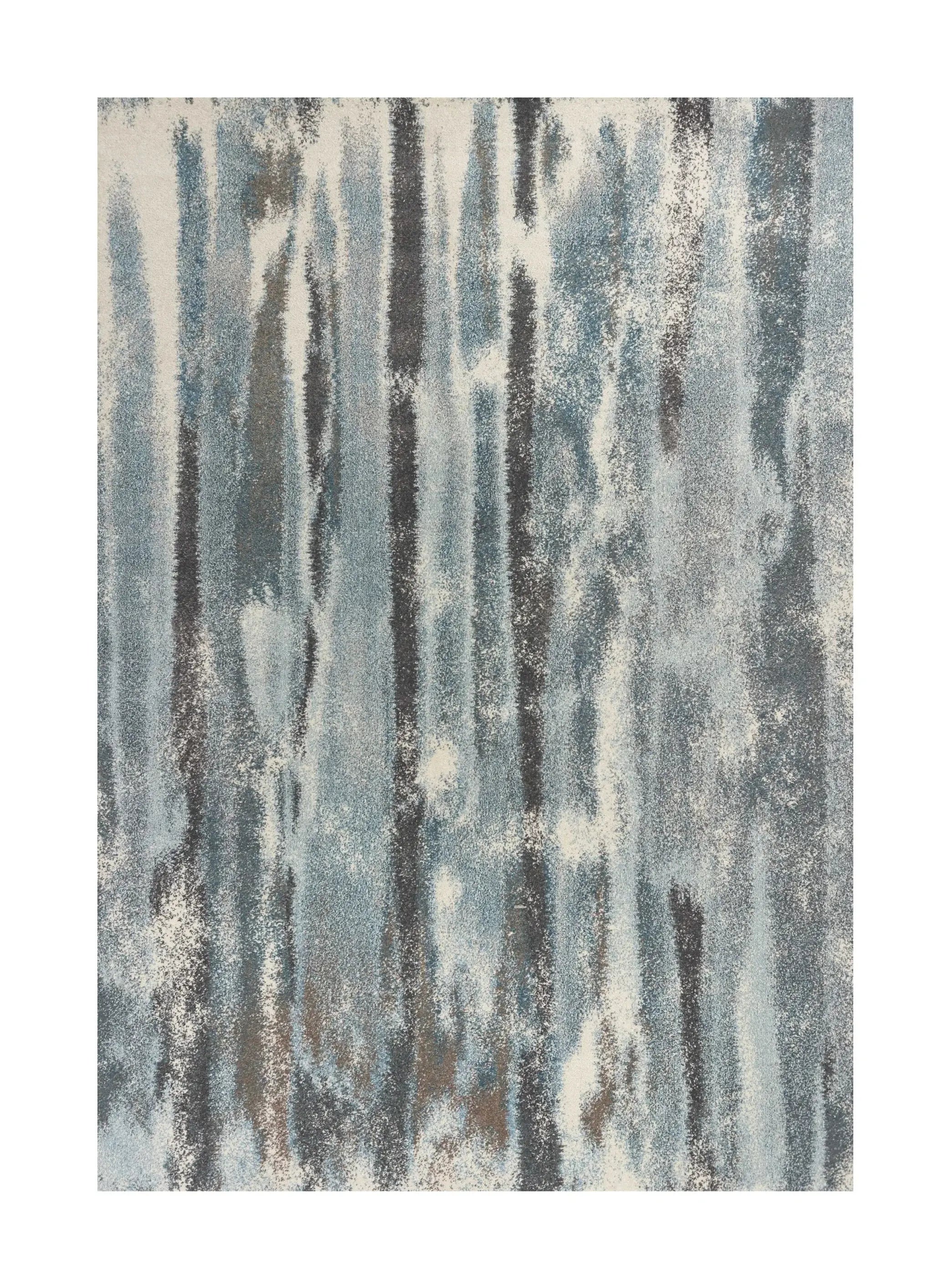 9' X 13' Polypropylene Teal Area Rug - Homeroots - Flyclothing LLC
