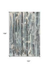 9' X 13' Polypropylene Teal Area Rug - Homeroots - Flyclothing LLC