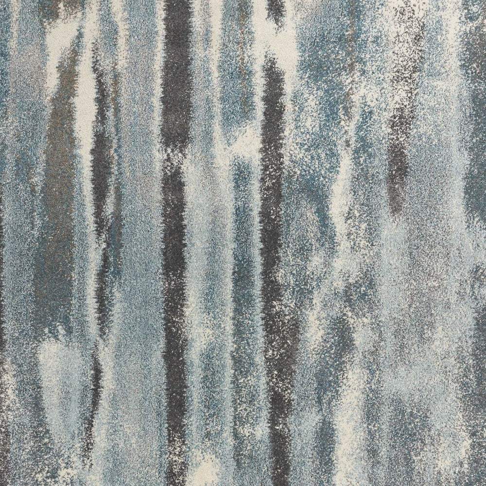 9' X 13' Polypropylene Teal Area Rug - Homeroots - Flyclothing LLC