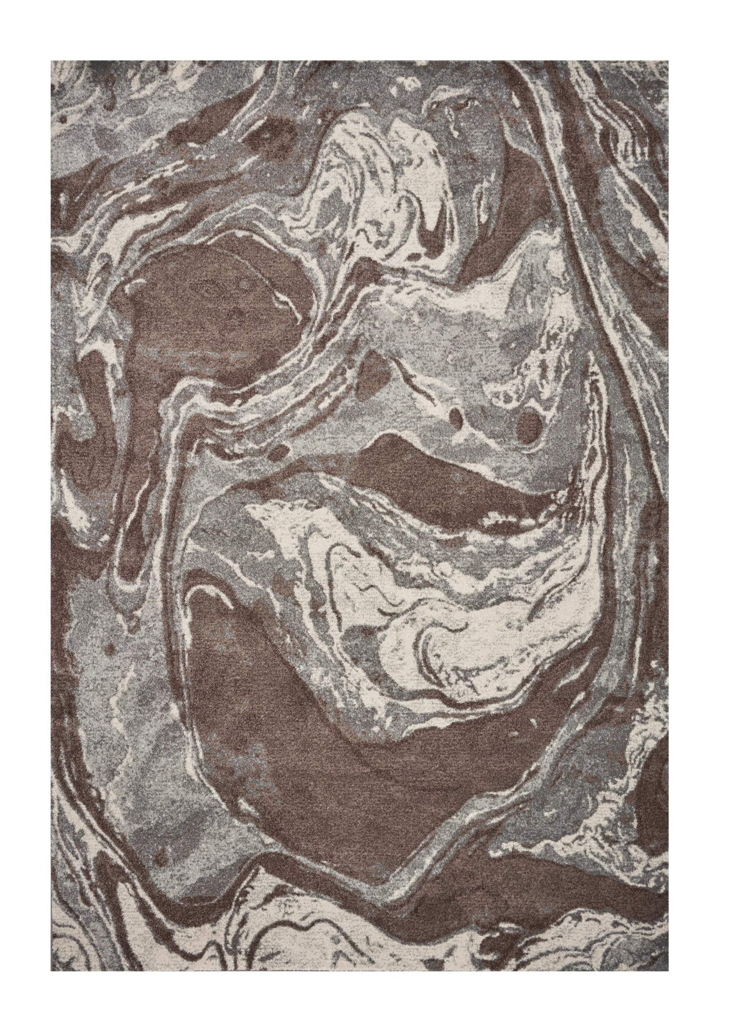 9' X 13' Polypropylene Mocha Area Rug - Homeroots - Flyclothing LLC