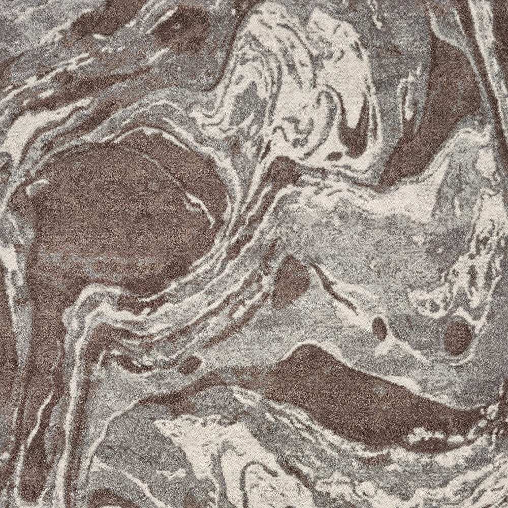 9' X 13' Polypropylene Mocha Area Rug - Homeroots - Flyclothing LLC