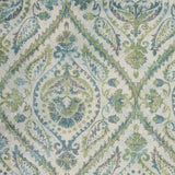9' X 13'  Polypropylene Ivory Or Teal Area Rug - Homeroots