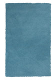 9' X 13' Blue Hand Woven Area Rug