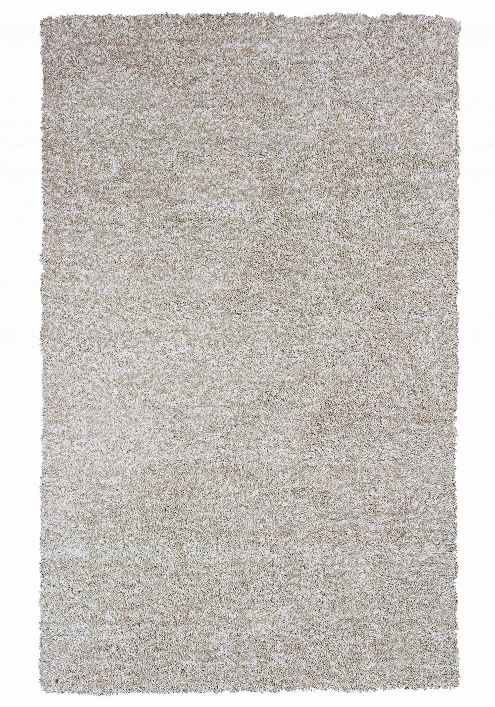 10' X 13' Ivory Heather Indoor Shag Rug - Homeroots