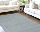 9' X 13' Blue Heather Indoor Shag Rug - Homeroots