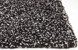 9' X 13' Black Hand Woven Area Rug - Homeroots - Flyclothing LLC