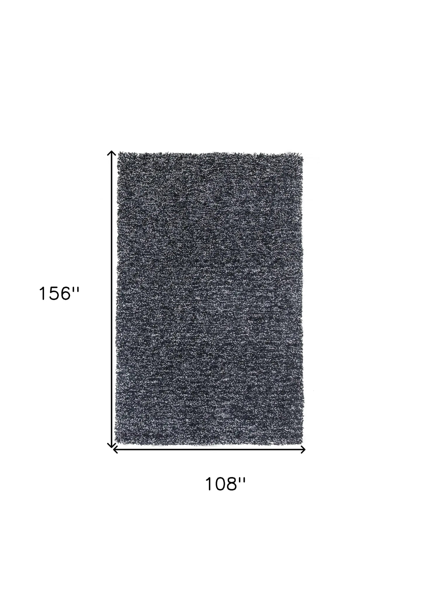 9' X 13' Black Hand Woven Area Rug - Homeroots - Flyclothing LLC