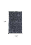 9' X 13' Black Hand Woven Area Rug - Homeroots - Flyclothing LLC