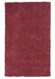 9' X 13' Red Hand Woven Area Rug - Homeroots