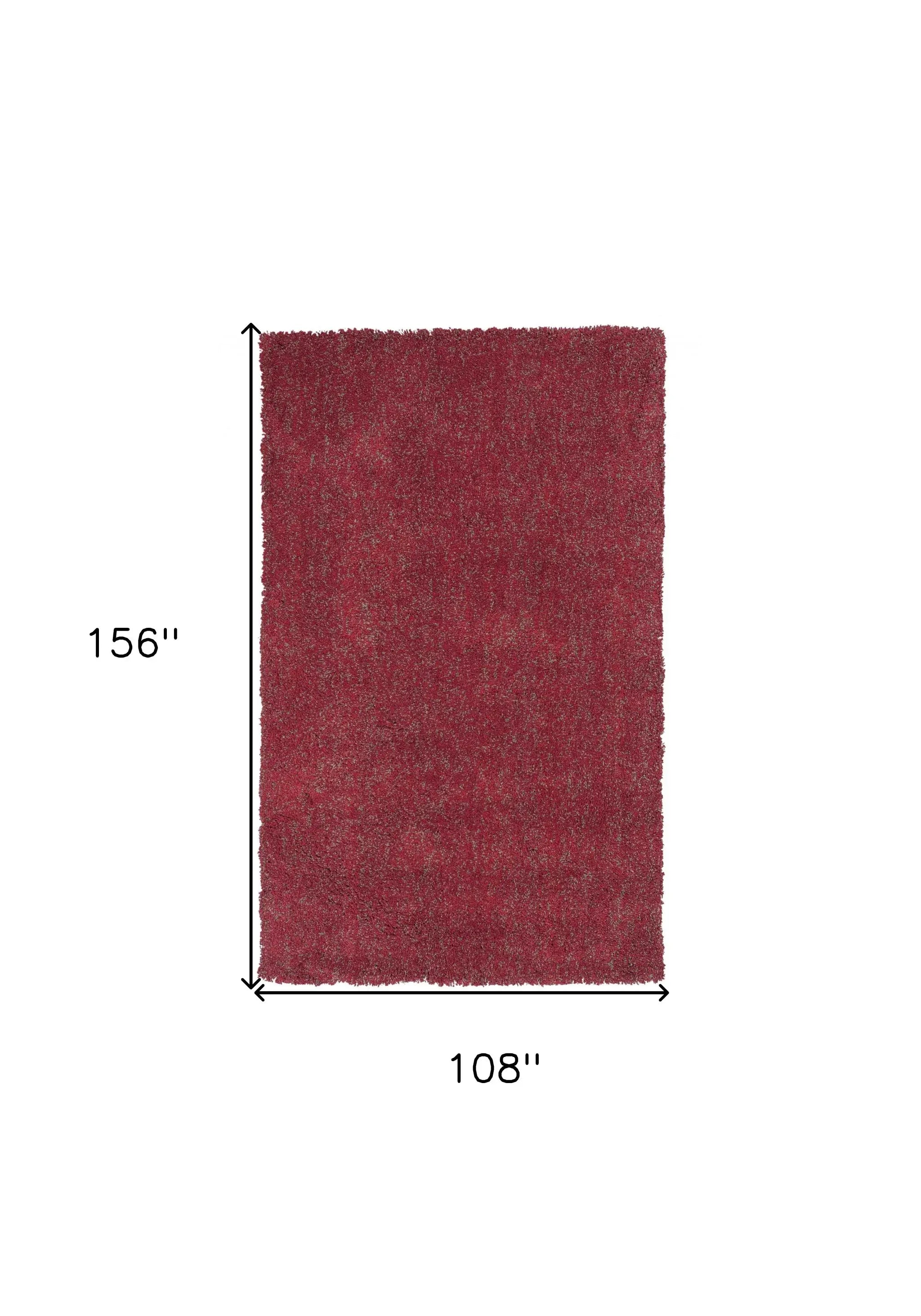 9' X 13' Red Hand Woven Area Rug - Homeroots - Flyclothing LLC