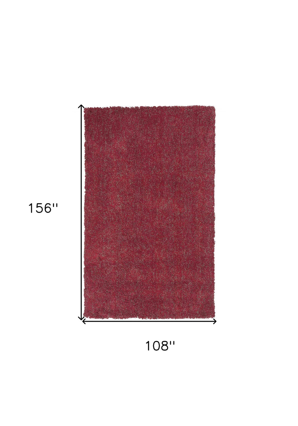 9' X 13' Red Hand Woven Area Rug - Homeroots - Flyclothing LLC