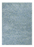 9' X 13' Blue and Beige Hand Woven Area Rug - Homeroots