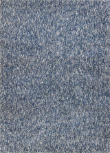 9' X 13' Polyester Indigo Or Ivory Heather Area Rug - Homeroots - Flyclothing LLC