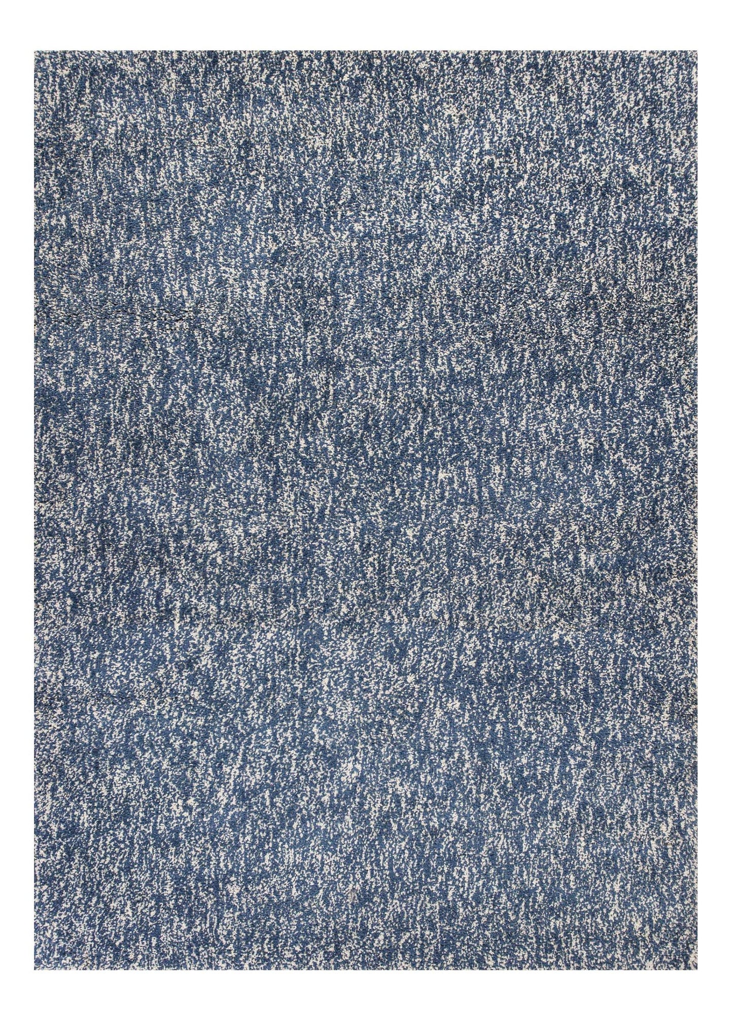 9' X 13' Polyester Indigo Or Ivory Heather Area Rug - Homeroots - Flyclothing LLC