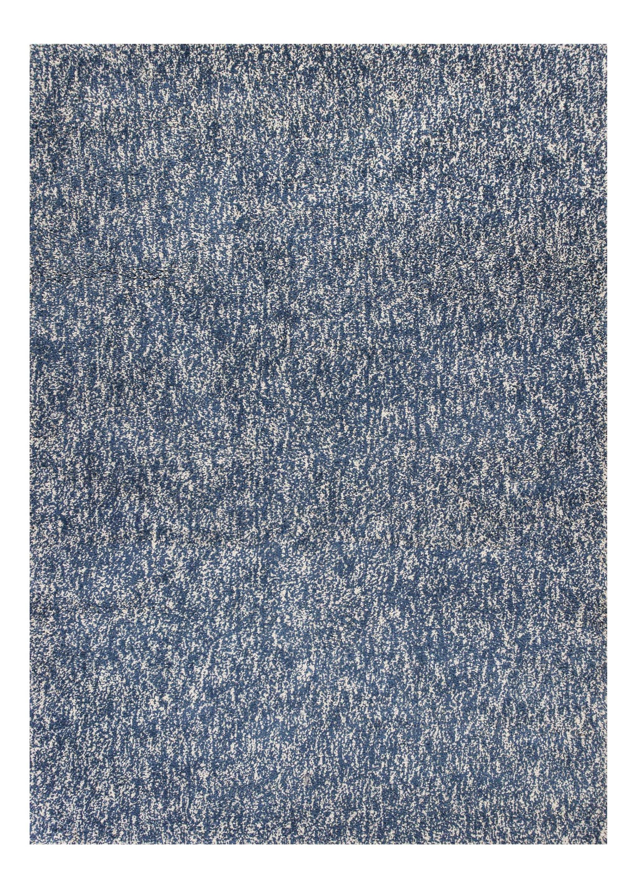 9' X 13' Polyester Indigo Or Ivory Heather Area Rug - Homeroots - Flyclothing LLC
