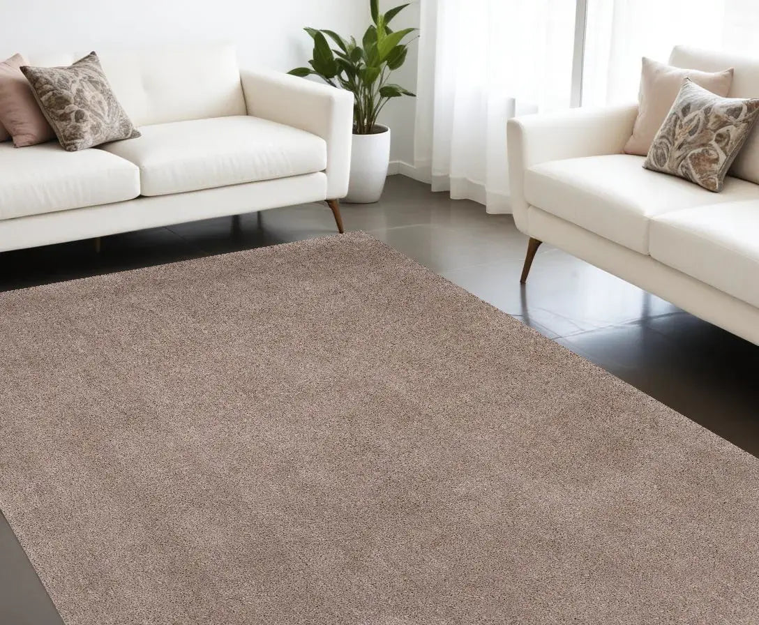 9' X 13' Beige Hand Woven Area Rug - Homeroots - Flyclothing LLC