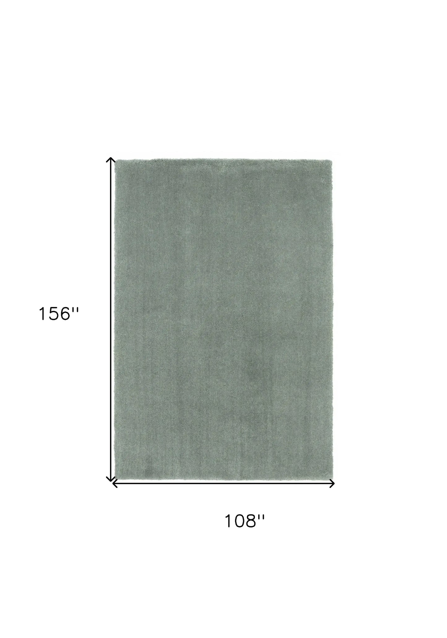 9' X 13' Slate Blue Indoor Shag Rug - Homeroots - Flyclothing LLC