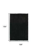 9' X 13' Polyester Espresso Area Rug - Homeroots - Flyclothing LLC