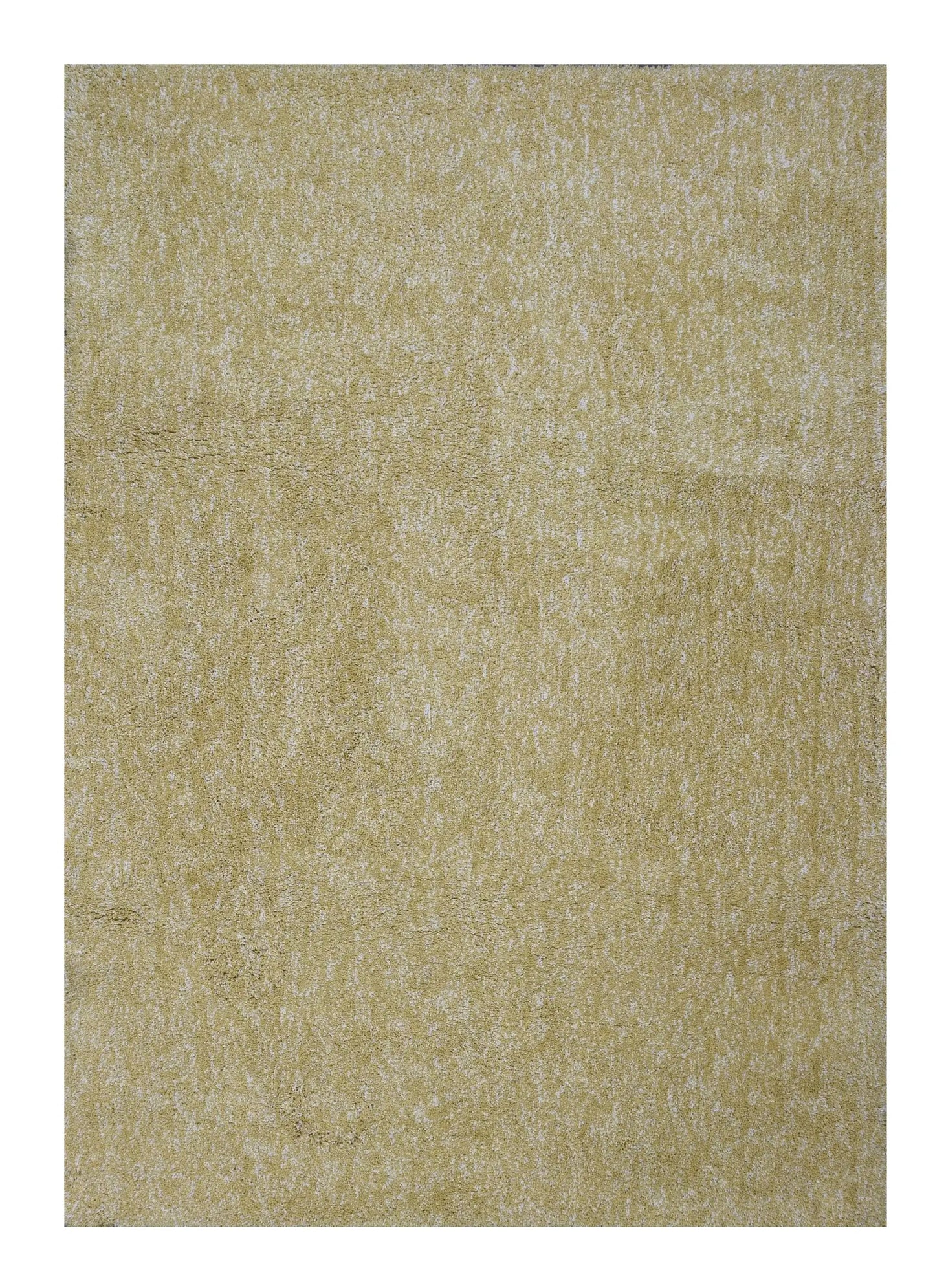 9' X 13' Polyester Canary Yellow Area Rug - Homeroots - Flyclothing LLC