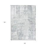 9' X 12' Gray Abstract Hand Loomed Area Rug - Homeroots - Flyclothing LLC