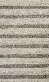 9' X 13' Wool Grey Or White Area Rug - Homeroots - Flyclothing LLC