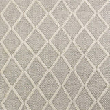 9' X 13' Grey Hand Woven Diamond Pattern Indoor Area Rug - Homeroots - Flyclothing LLC