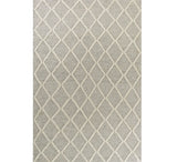 9' X 13' Grey Hand Woven Diamond Pattern Indoor Area Rug - Homeroots - Flyclothing LLC