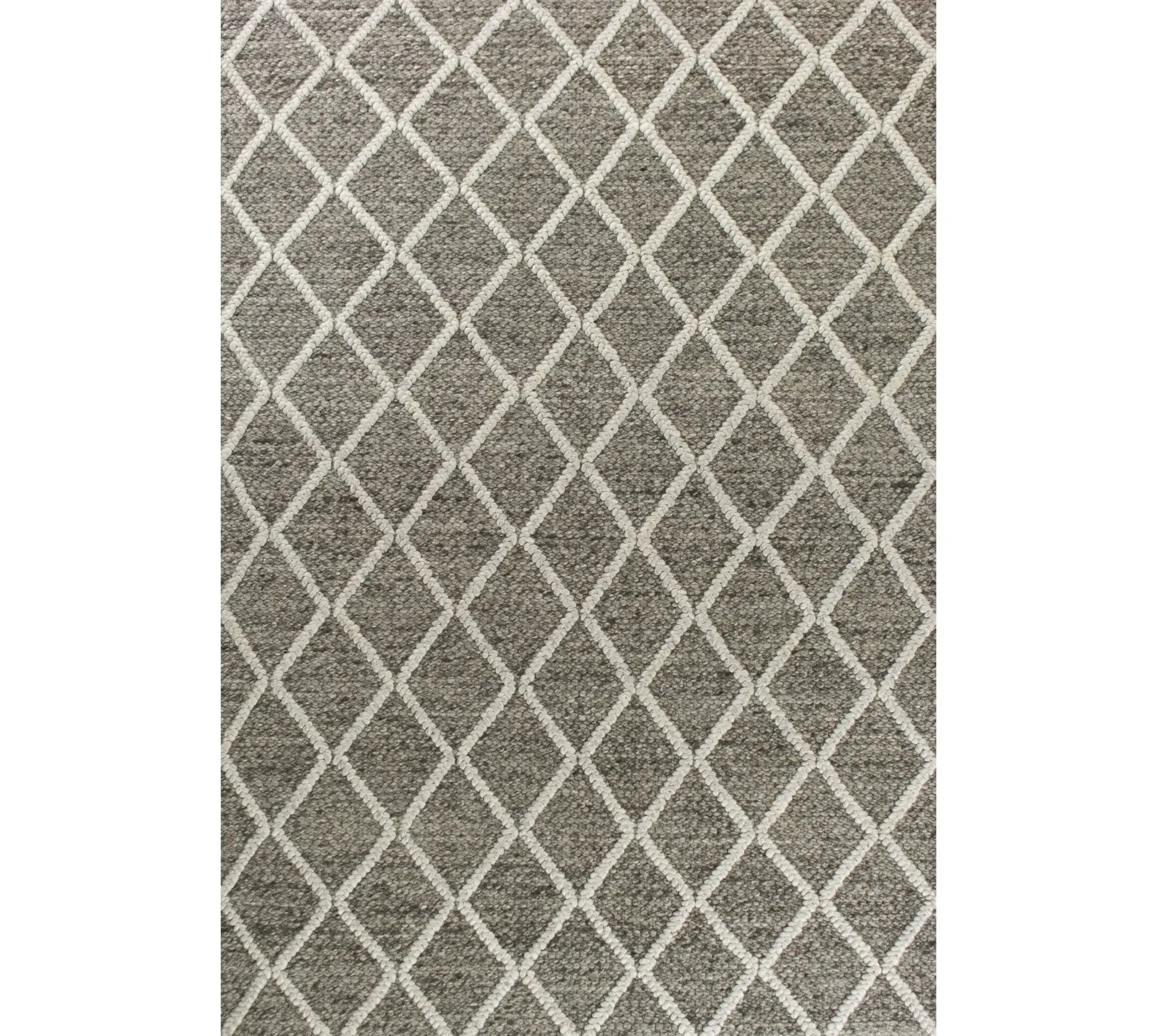 9' X 13' Wool Dark Grey Area Rug - Homeroots - Flyclothing LLC