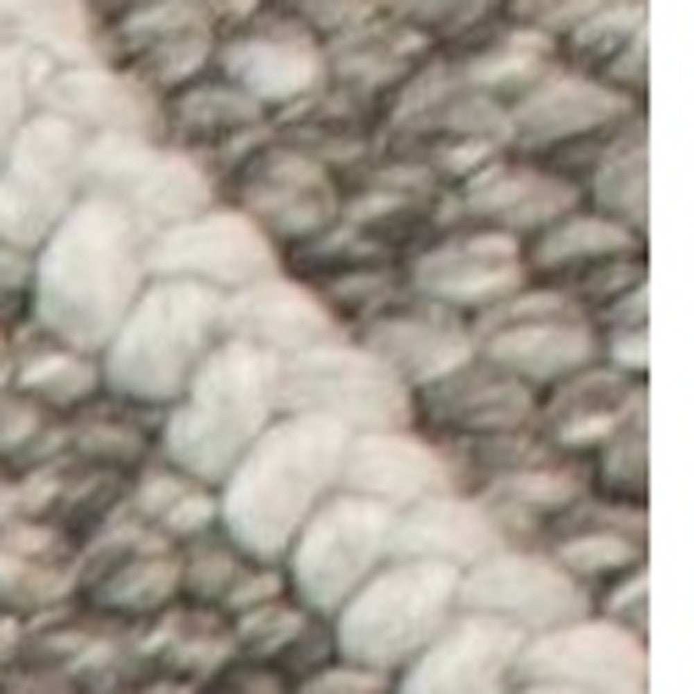 9' X 13' Wool Dark Grey Area Rug - Homeroots - Flyclothing LLC