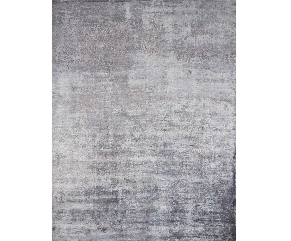 9' X 13' Light Gray Abstract Hand Loomed Area Rug - Homeroots - Flyclothing LLC