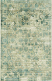 9' X 13' Viscose Sand Or Blue Area Rug - Homeroots