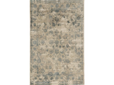 9' X 13' Viscose Sand Or Blue Area Rug - Homeroots