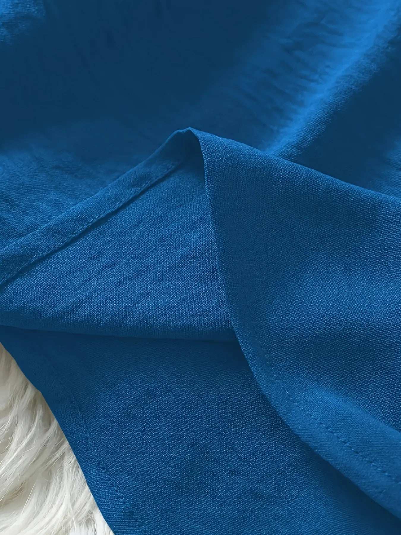 Casual Notched Short Sleeve Blouse - Trendsi - Flyclothing LLC