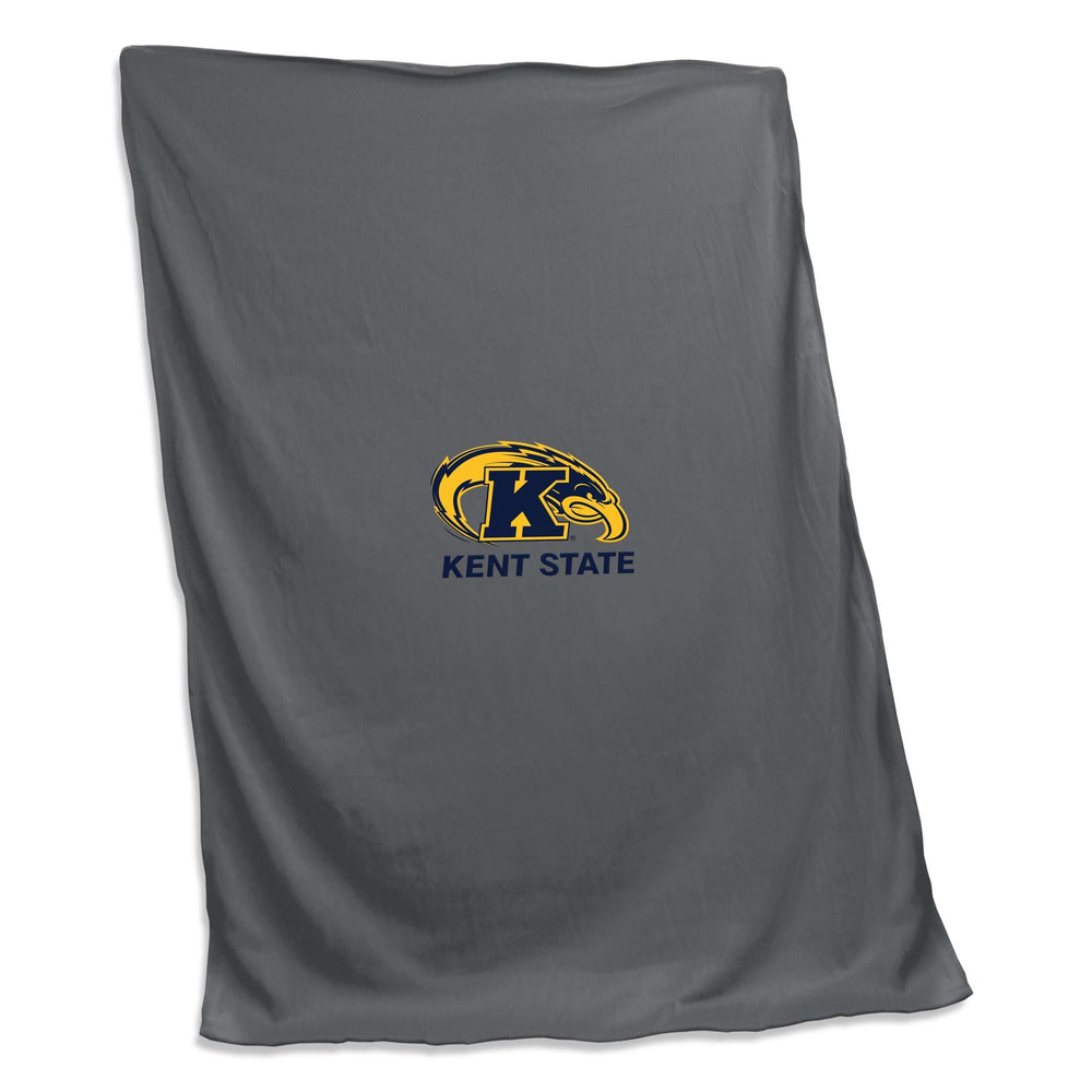 Kent State Charcoal Sweatshirt Blanket (Screened) - Logo Brands - Flyclothing LLC