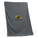 Kent State Charcoal Sweatshirt Blanket (Screened) - Logo Brands - Flyclothing LLC