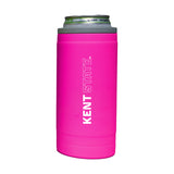 Kent State 12oz Electric Stacked Soft Touch Slim Coolie