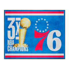 Philadelphia 76ers Dynasty 8ft. x 10ft. Plush Area Rug - Philadelphia 76ers