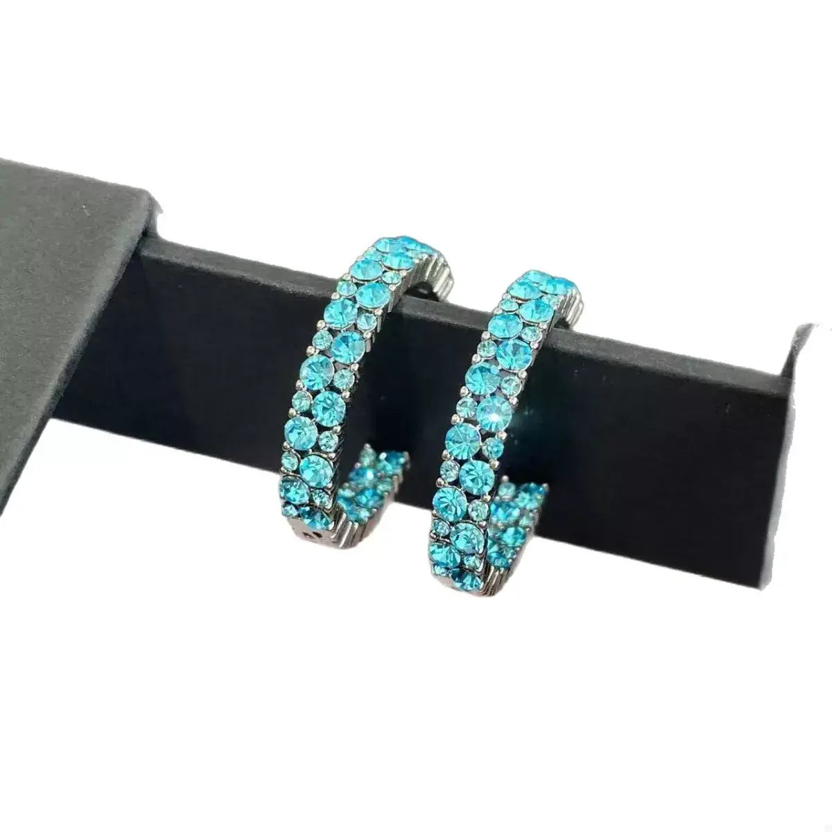 Sparkling C-Hoop Earrings - Trendsi - Flyclothing LLC