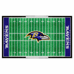 Baltimore Ravens 6 ft. x 10 ft. Plush Area Rug - Baltimore Ravens