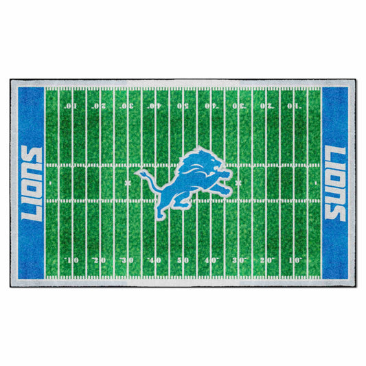 Detroit Lions 6 ft. x 10 ft. Plush Area Rug - Detroit Lions